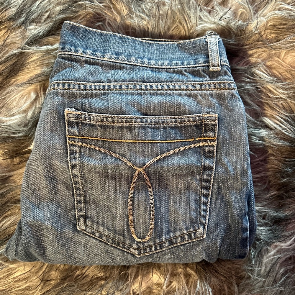 ⭒ flared distressed calvin klein jeans